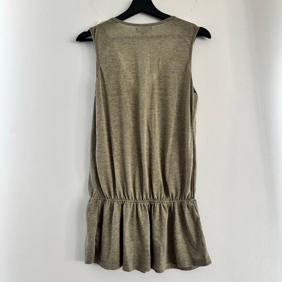 Love Scene Women's Green Floral V-Neck Sleeveless Top Blouse Size Large - Picture 3 of 8